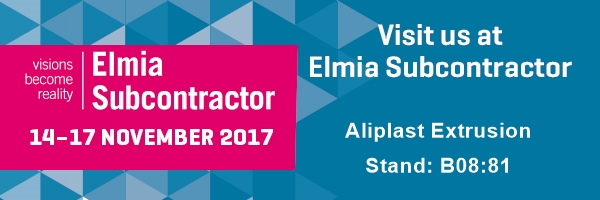 Aliplast Extrusion na targach ELMIA SUBCONTRACTOR 14-17 listopad 2017 zdj. 1