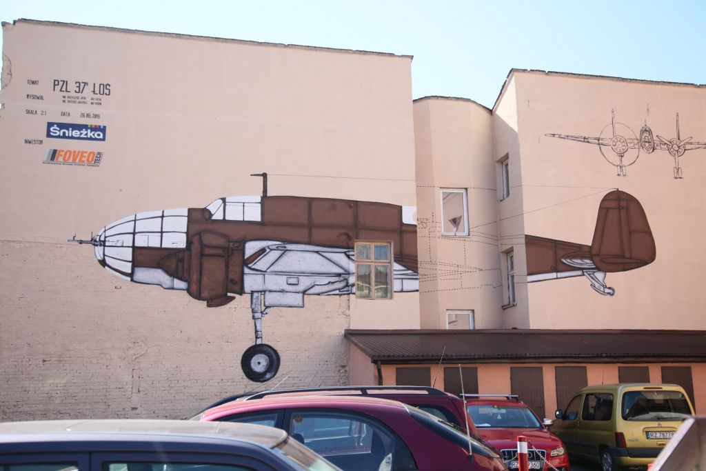Lotniczy mural powstał w Rzeszowie  zdj. 1
