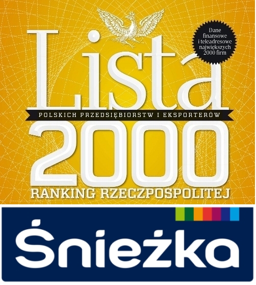 Lista 2000 i producent farb i lakierów Śnieżka S.A.